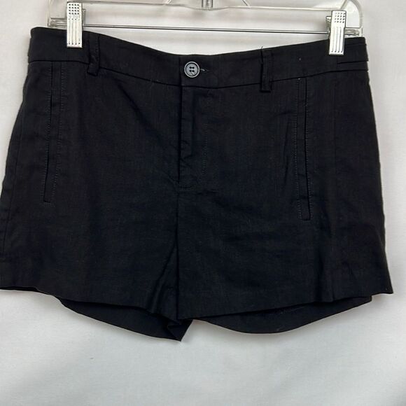 Vince Black Linen Blend shorts size 4 EUC - Picture 1 of 12
